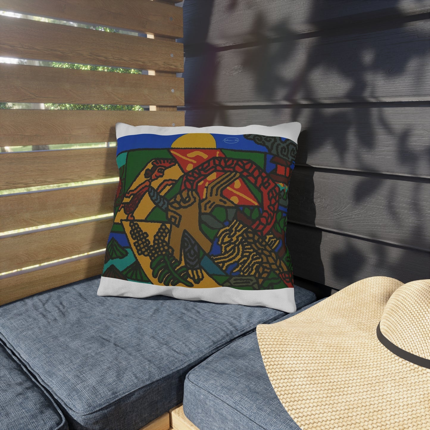 Drawing your own destiny — Outdoor Pillow