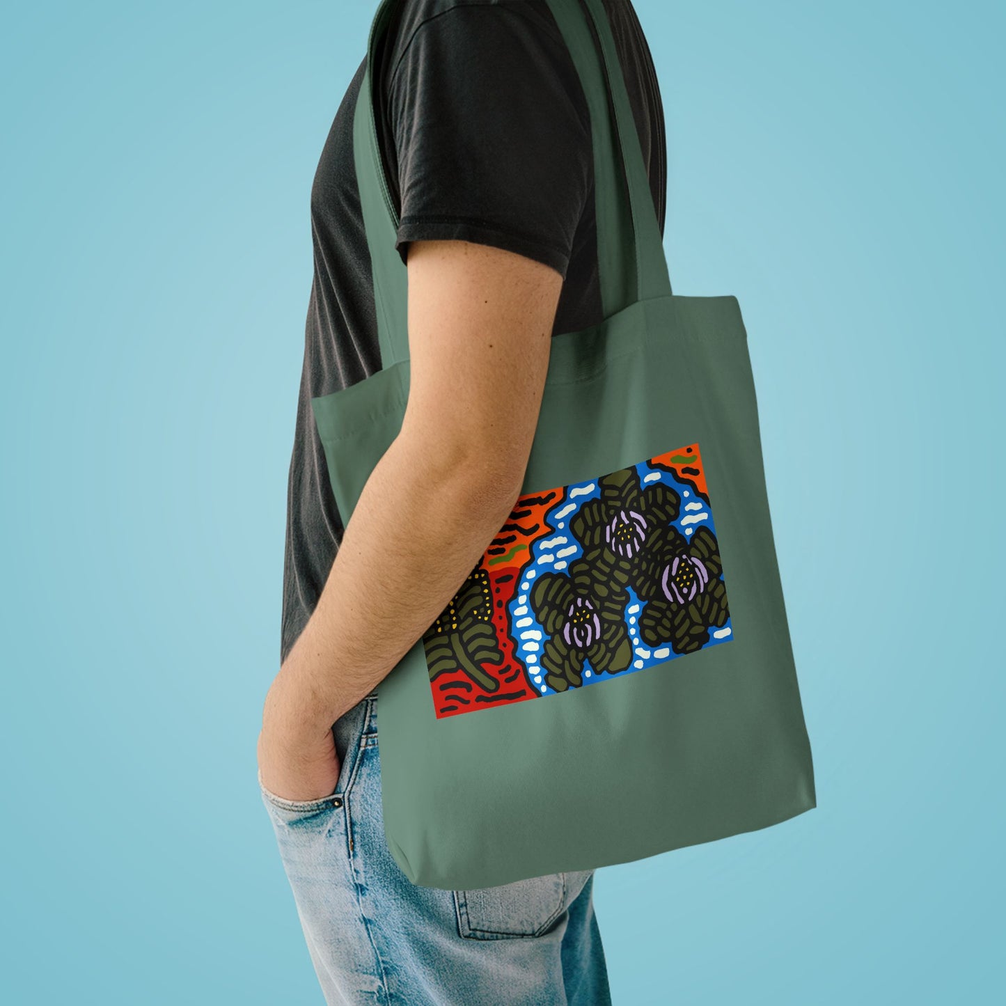 The Sri Lankan water lilies meets the Australian wattle Classic Tote Bag