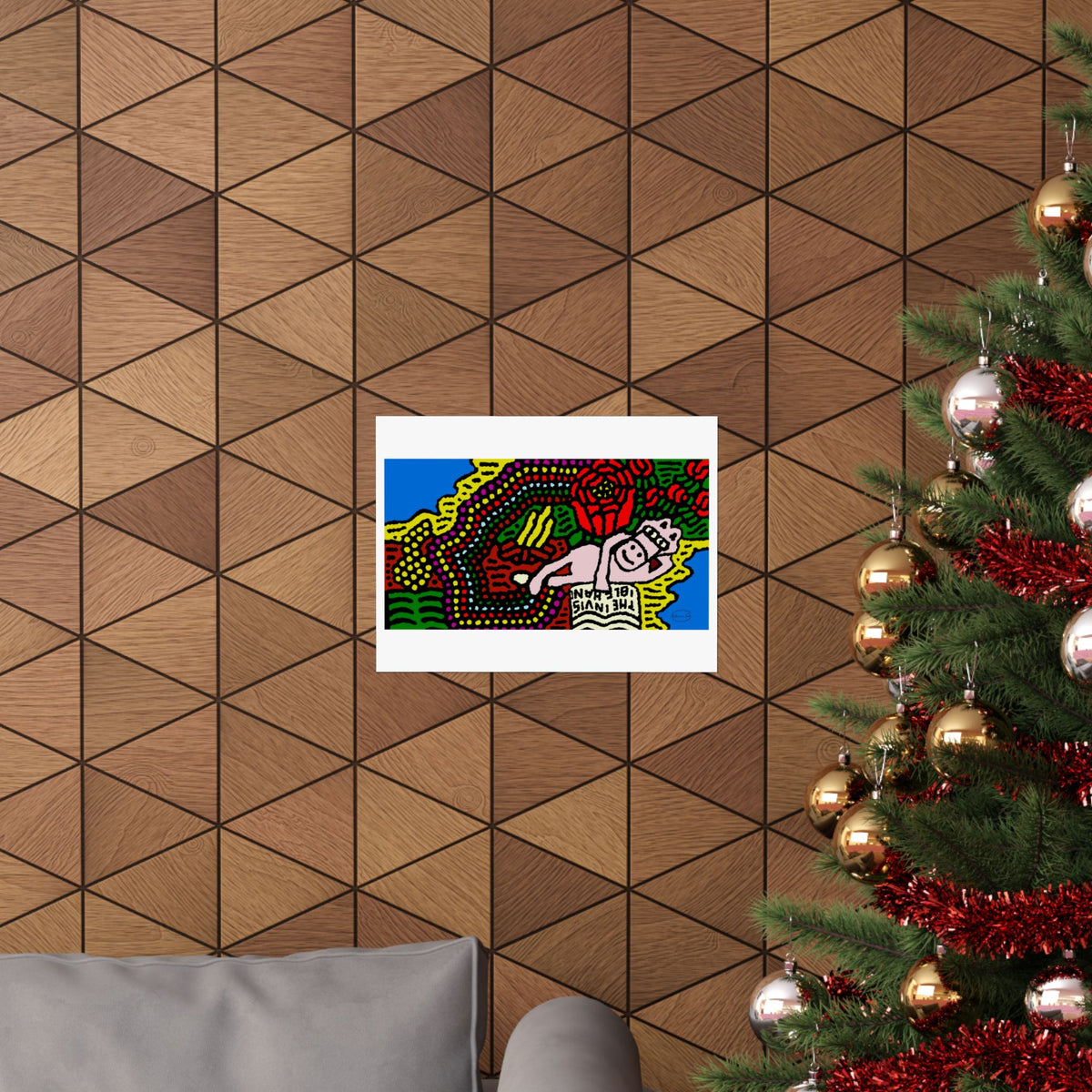 Enjoying our companionship Matte Poster Horizontal (Small)