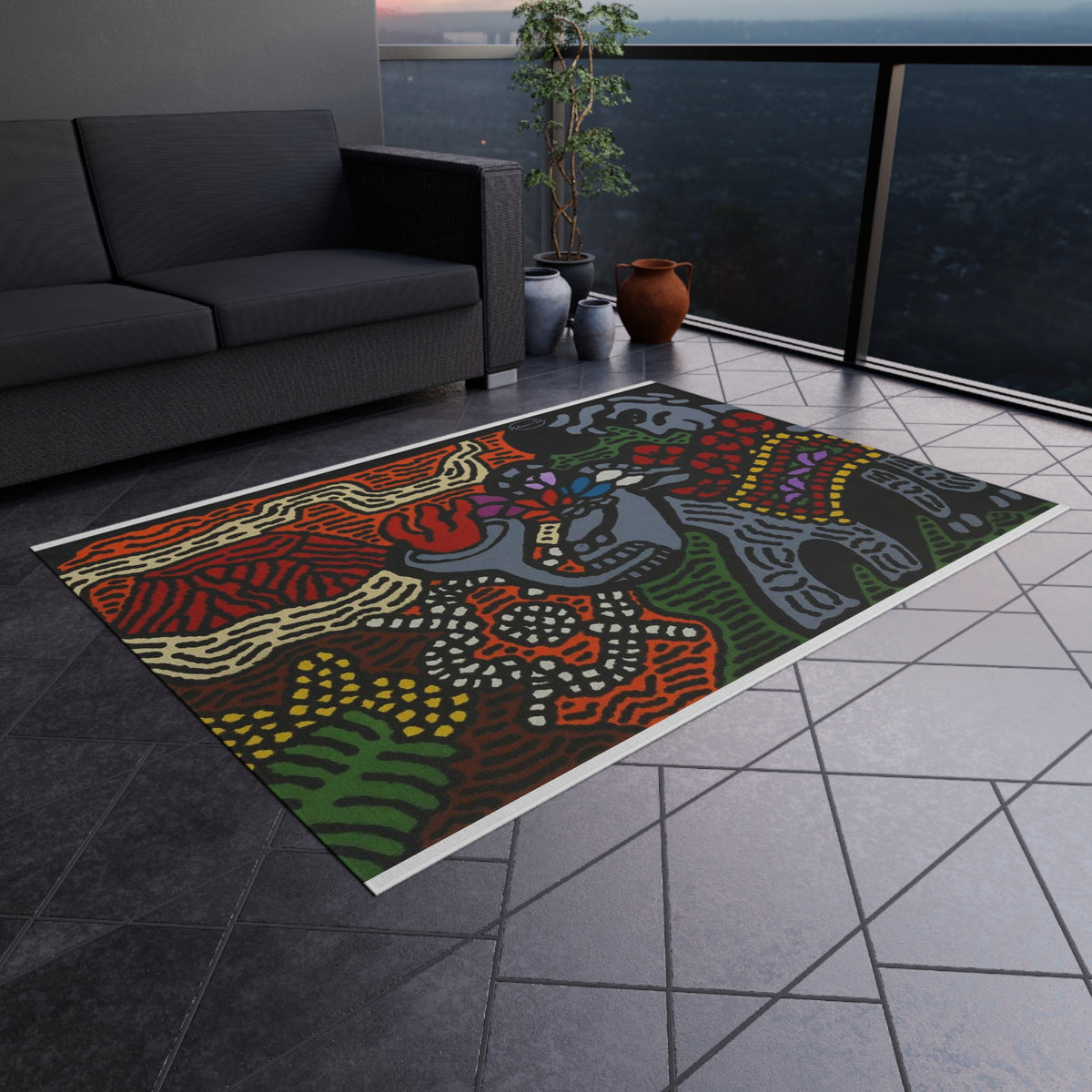 The end of an amazing long life journey — Outdoor Rug