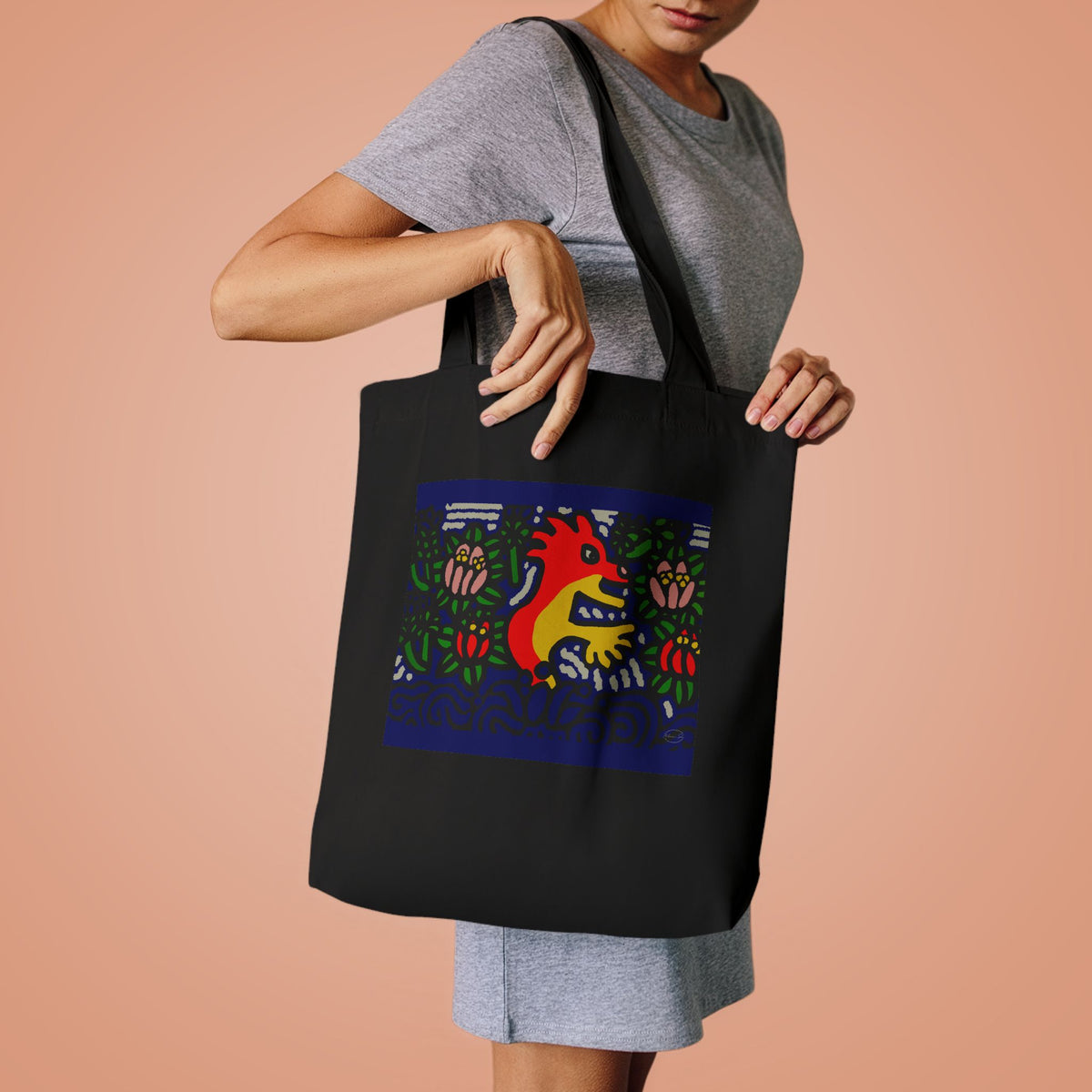 Breaking through the surface of a lotus pond Classic Tote Bag