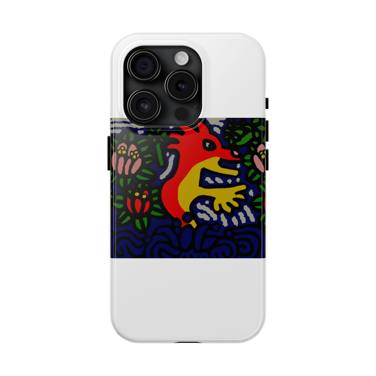 Breaking through the surface of a lotus pond Tough Phone Case