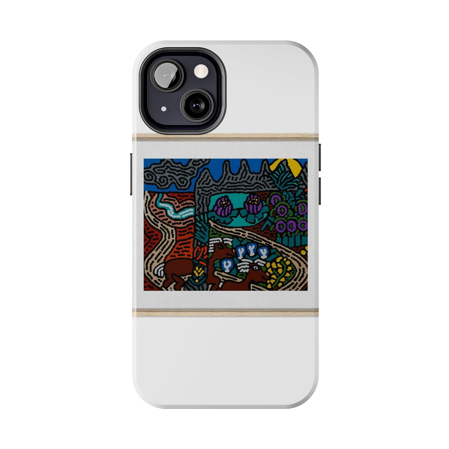 Road to a Sanctuary and Oasis Tough Phone Case