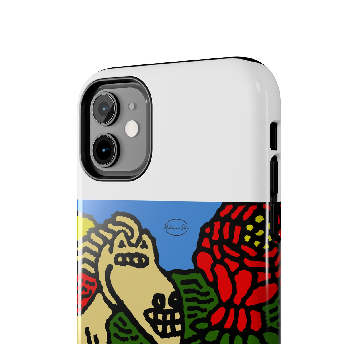 Galloping carefree through life Tough Phone Case