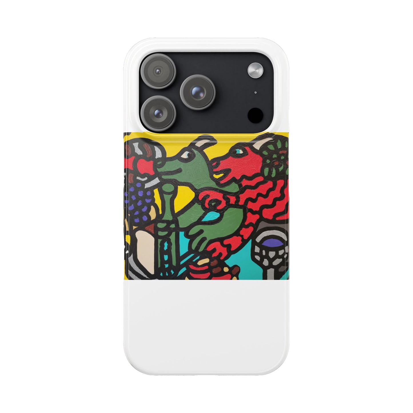 Enjoying our companionship Slim Phone Case