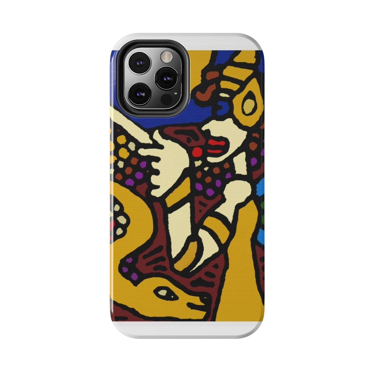 The golden snake being blessed by the fairy Tough Phone Case