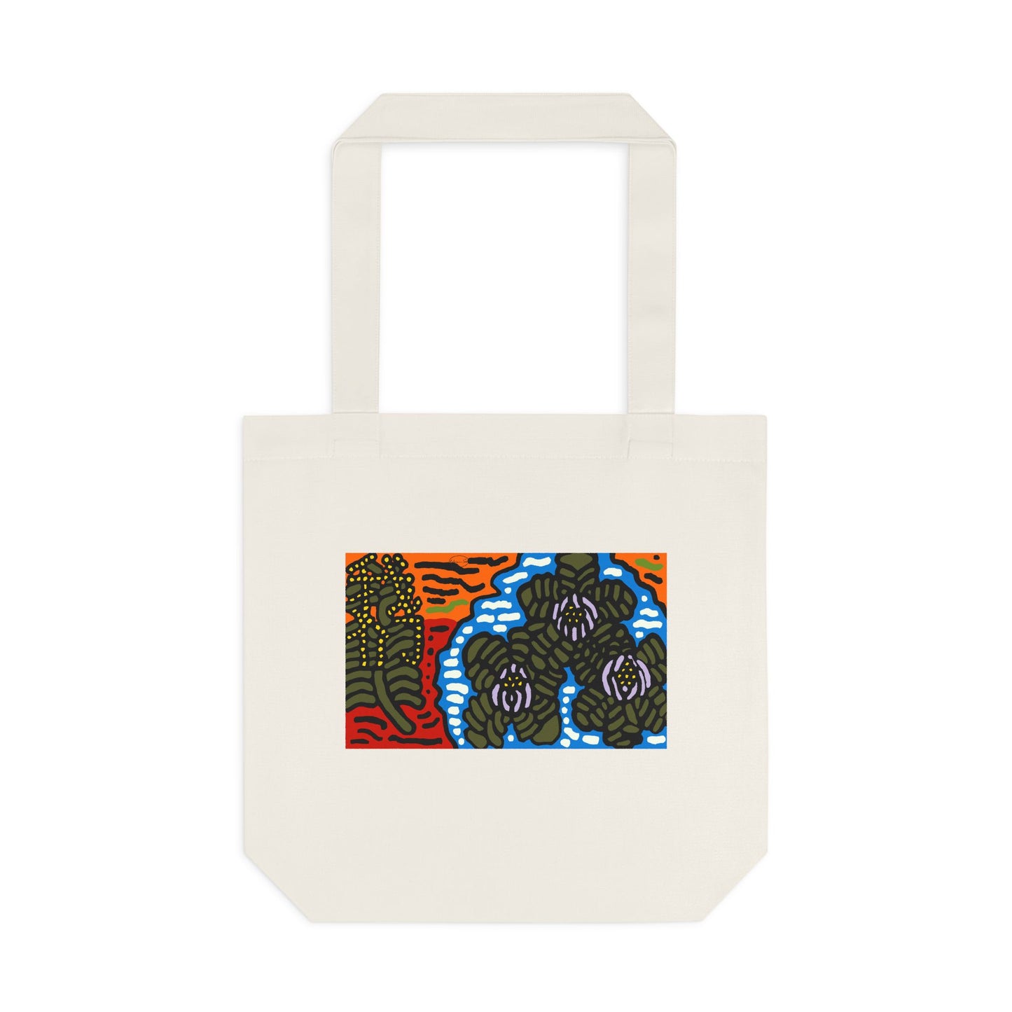 The Sri Lankan water lilies meets the Australian wattle Classic Tote Bag