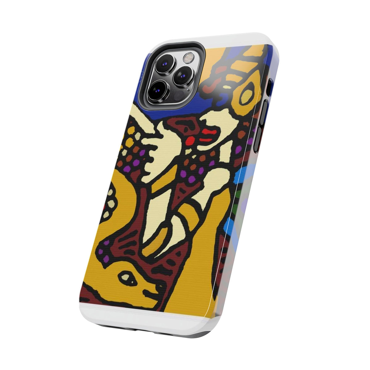 The golden snake being blessed by the fairy Tough Phone Case