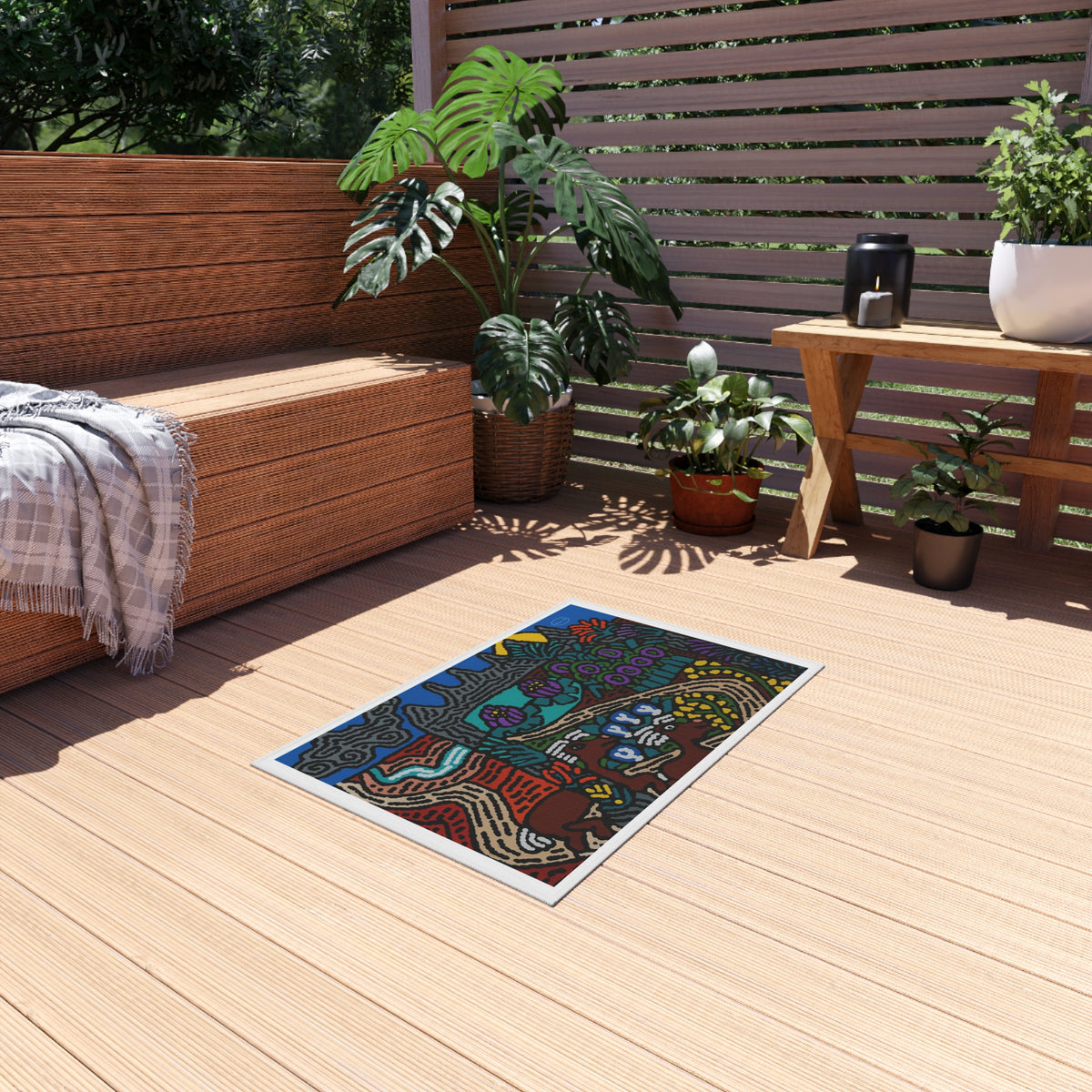 Going to the valley of hope and prosperity — Outdoor Rug
