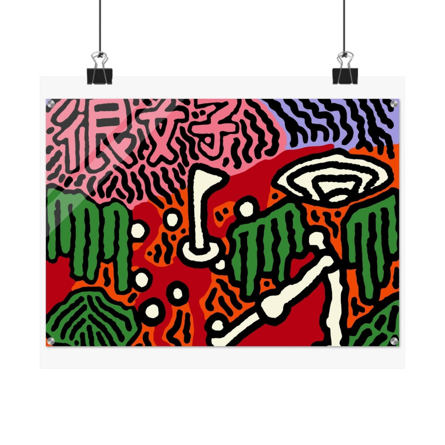 Scoring goals throughout life Matte Poster Horizontal (Large)