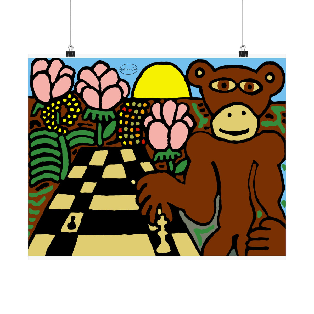 Supreme strategist Matte Poster Horizontal (Small)