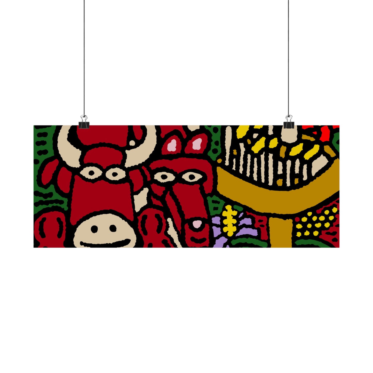 Going blessed by light together Matte Poster Horizontal (Large)