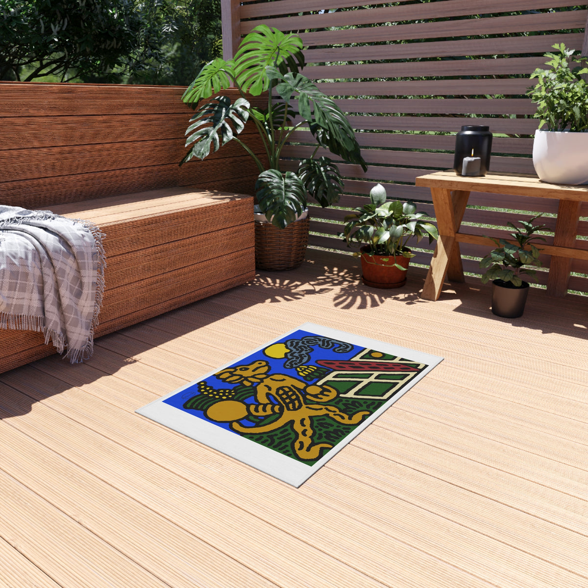 Ready for making big serves in life — Outdoor Rug