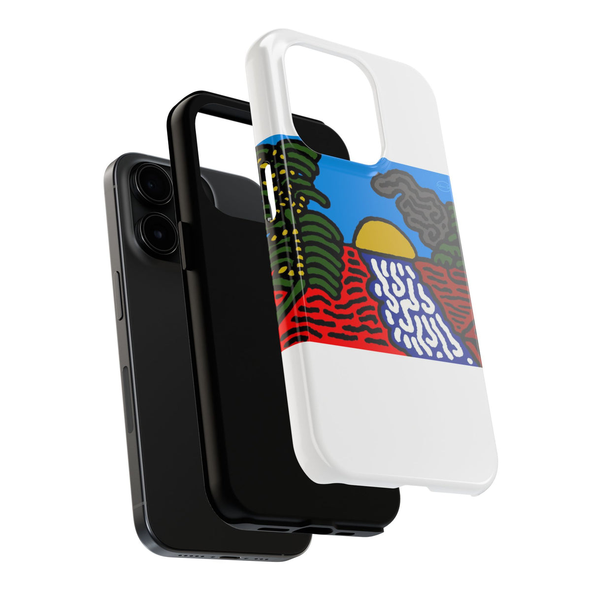 The river that joins the Australian wattle and Lebanese cedar tree in friendship Tough Phone Case