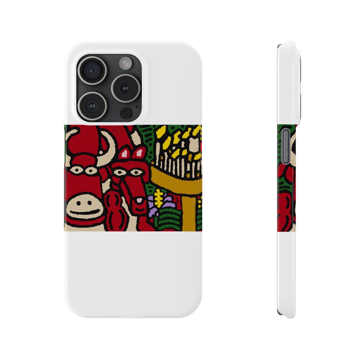 Going blessed by light together Slim Phone Case