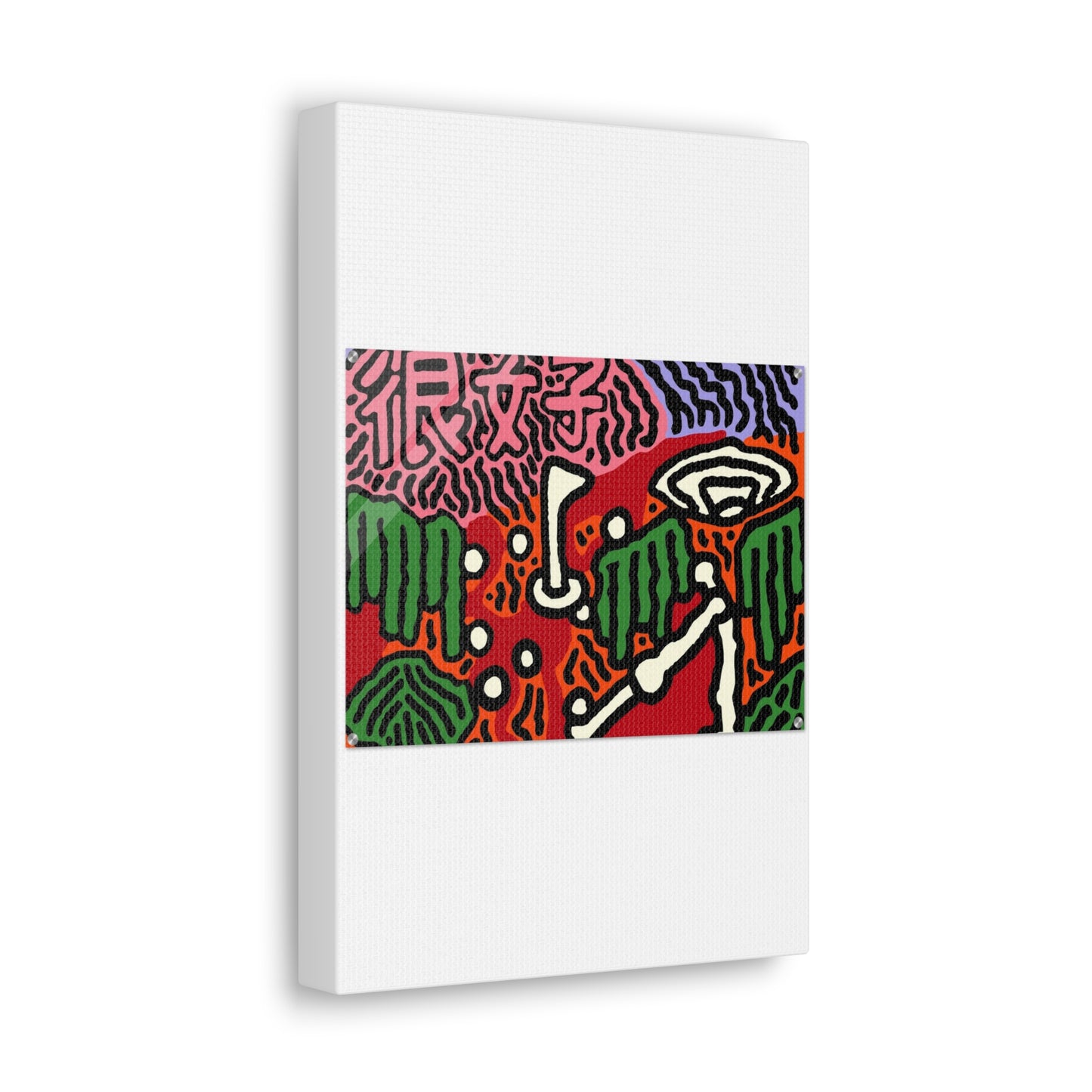 Scoring goals throughout life Canvas (Large)
