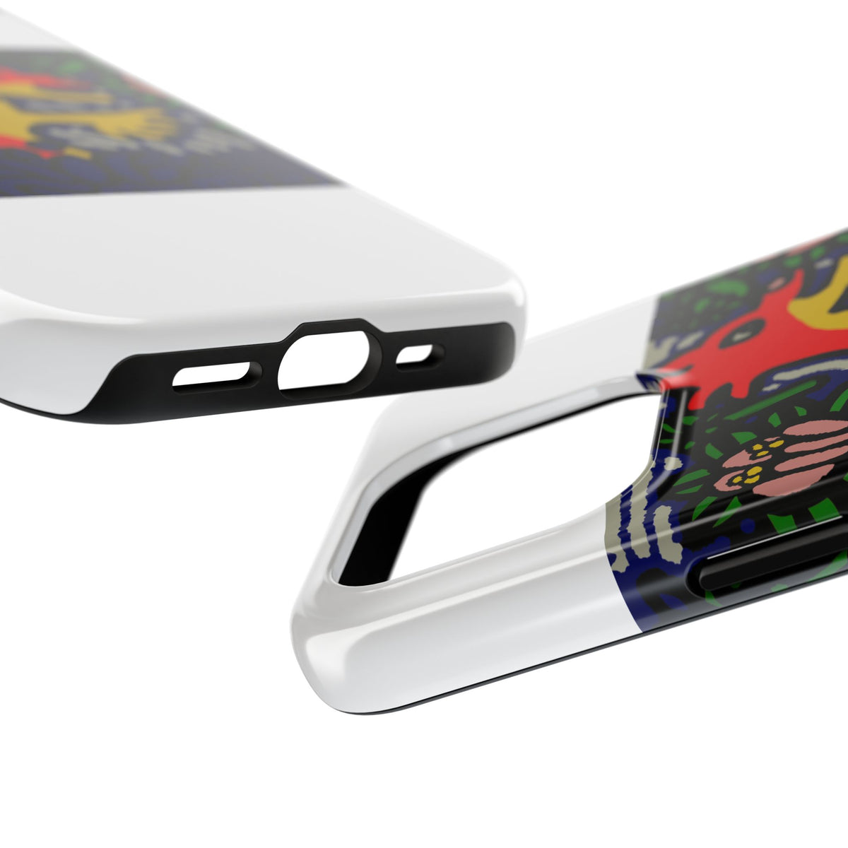 Breaking through the surface of a lotus pond Tough Phone Case