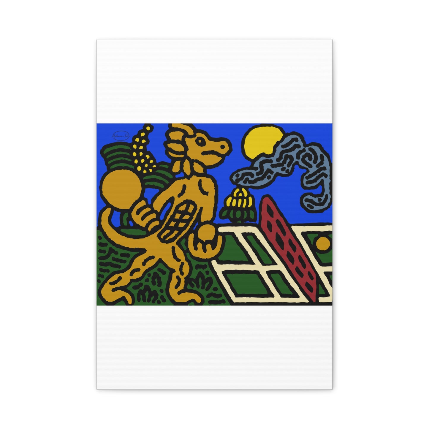Ready for making big serves in life Canvas (Small)