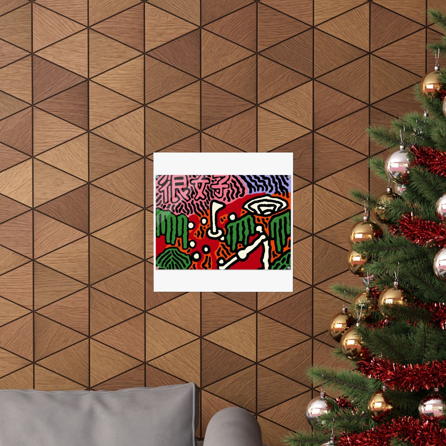 Scoring goals throughout life Matte Poster Horizontal (Small)