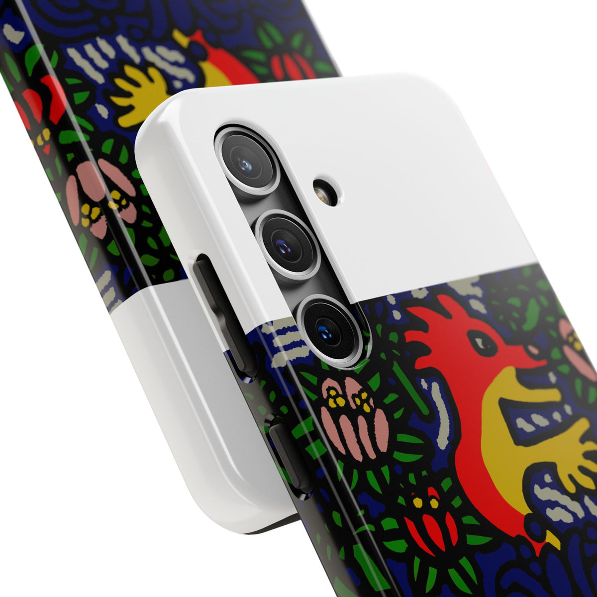 Breaking through the surface of a lotus pond Tough Phone Case