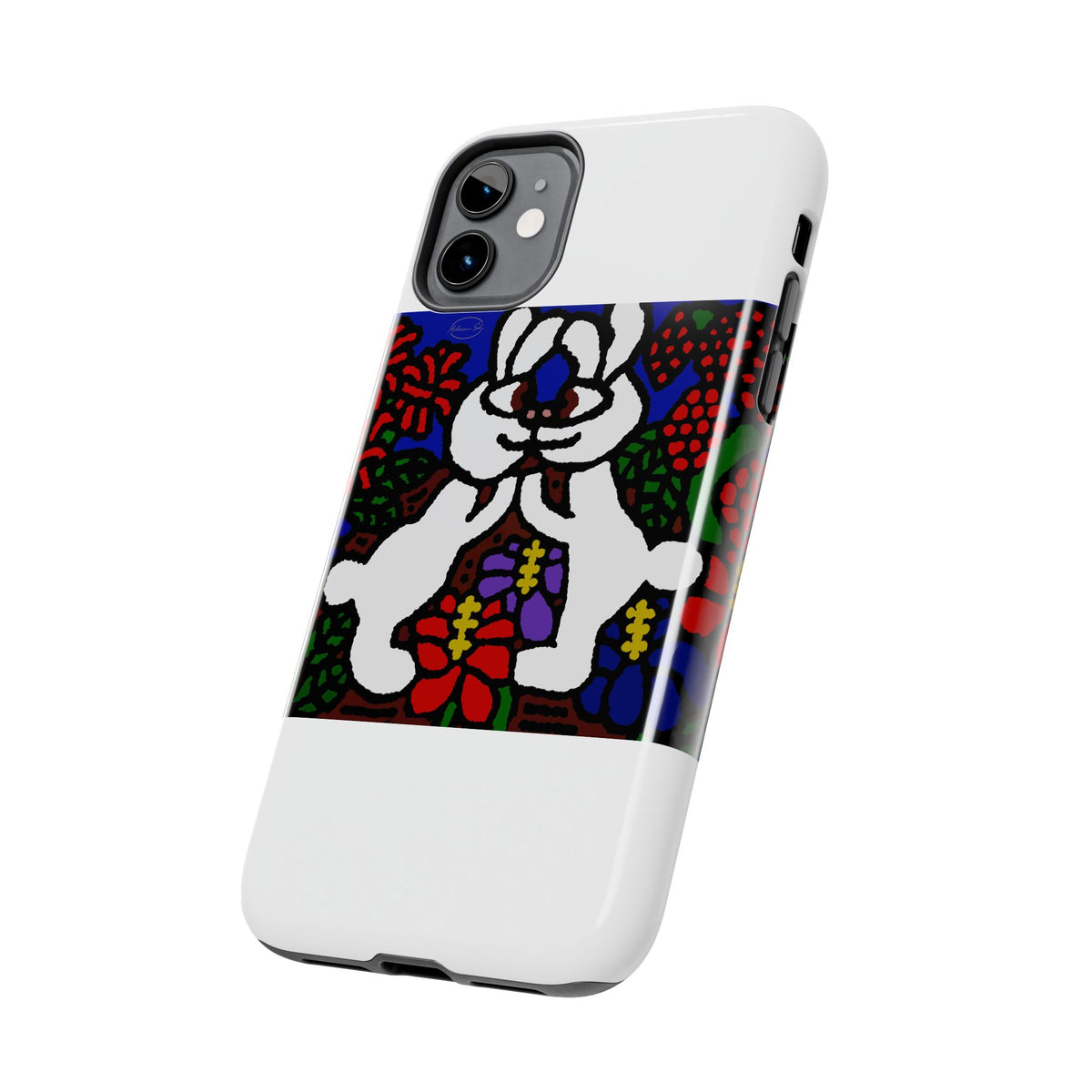 Bunnies in love Tough Phone Case