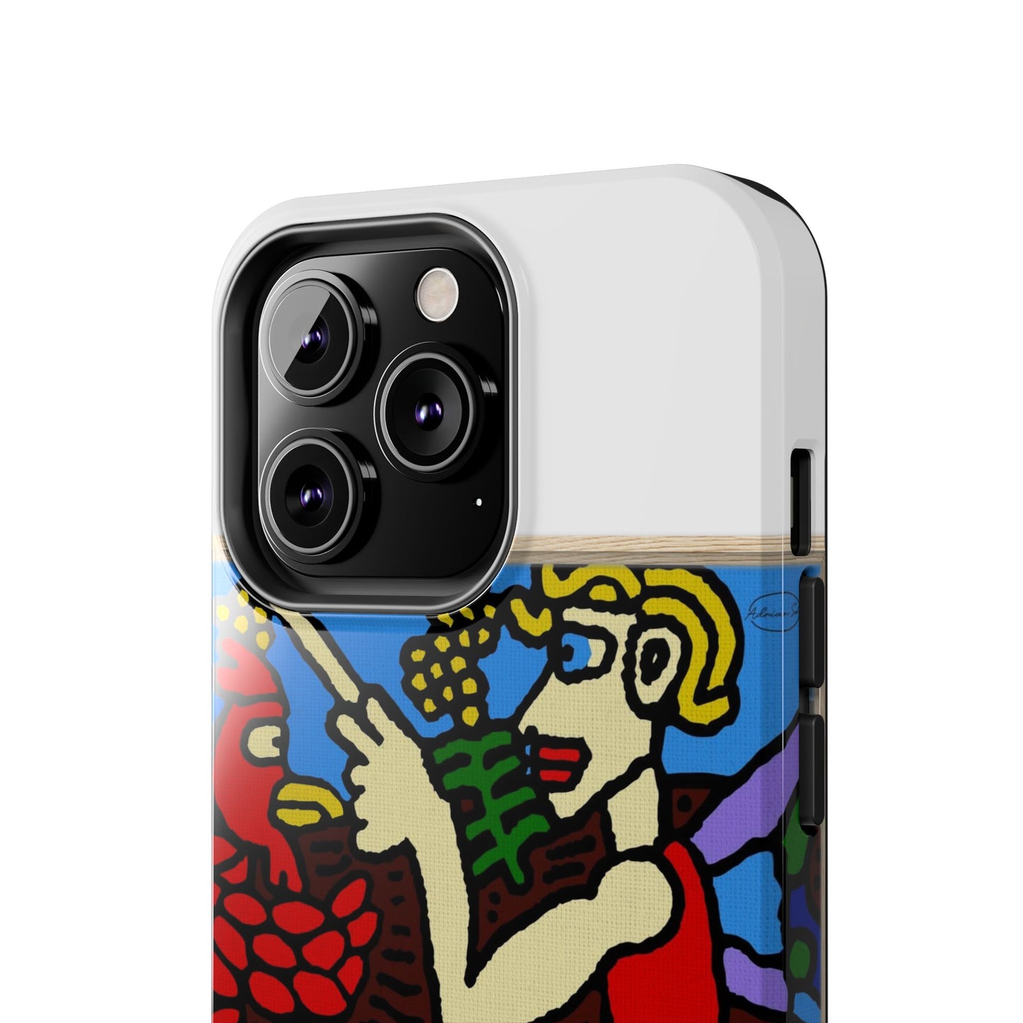 The hen gaining a blessing from a fairy Tough Phone Case