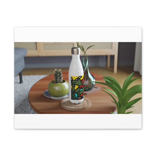 Two dragons enjoying a feast together Canvas (Large)