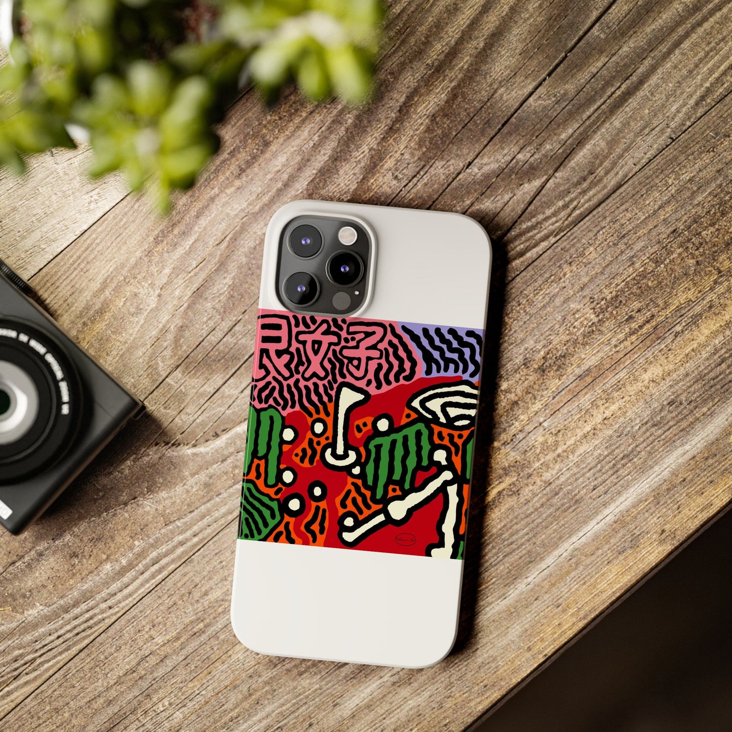 Hitting holes in one throughout life Slim Phone Case