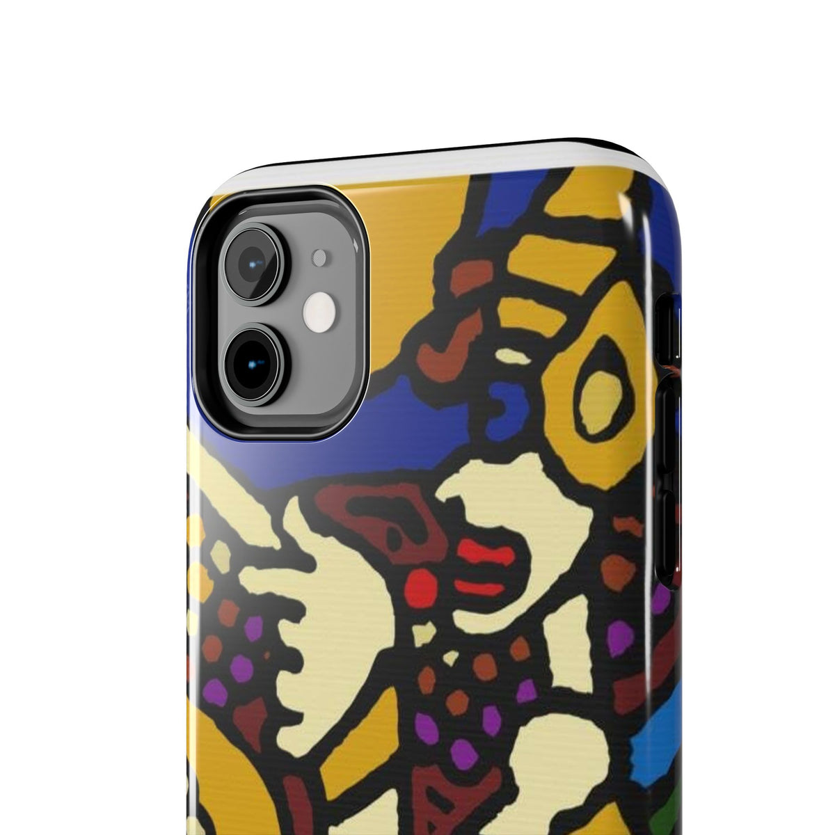 The golden snake being blessed by the fairy Tough Phone Case