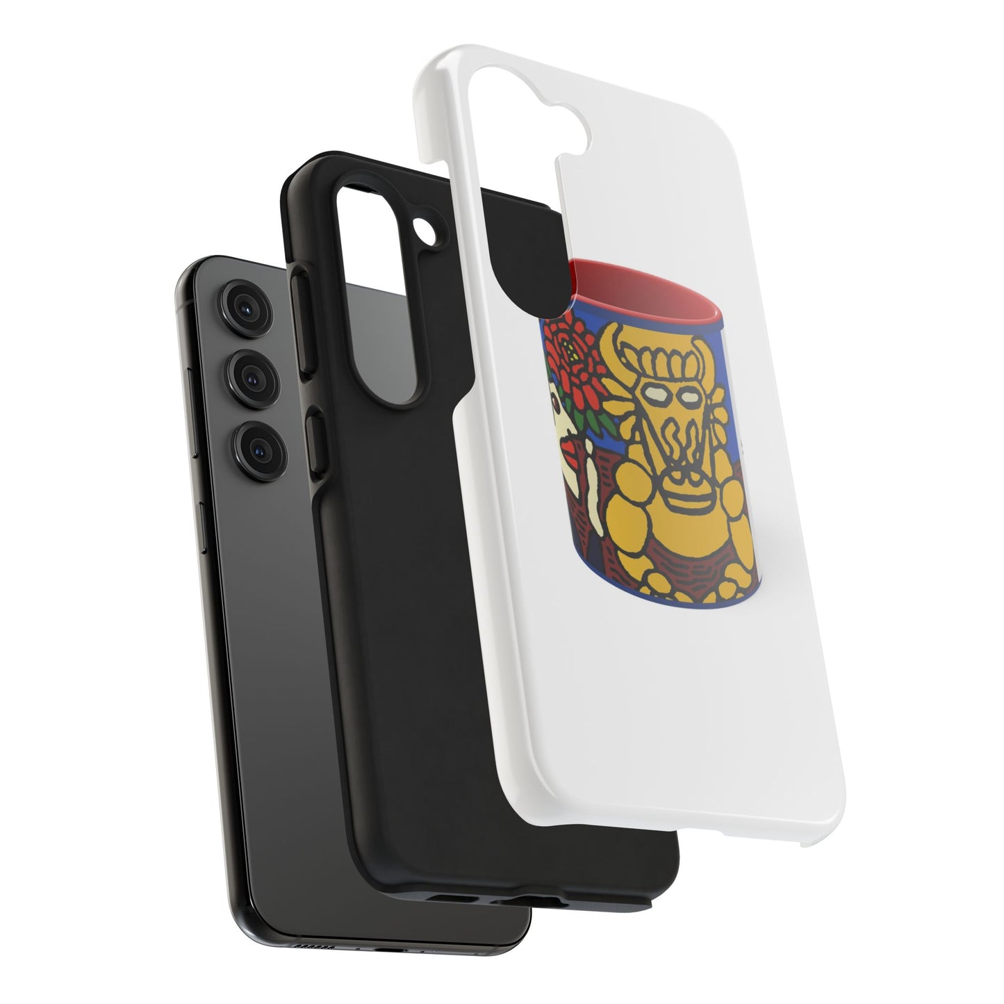 The warrior hailing the mighty golden dragon Tough Phone Case