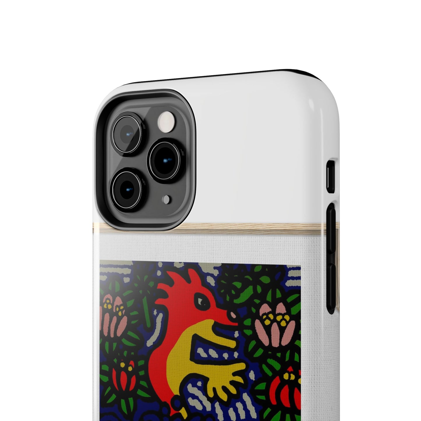 Breaking through the surface of a lotus pond Tough Phone Case