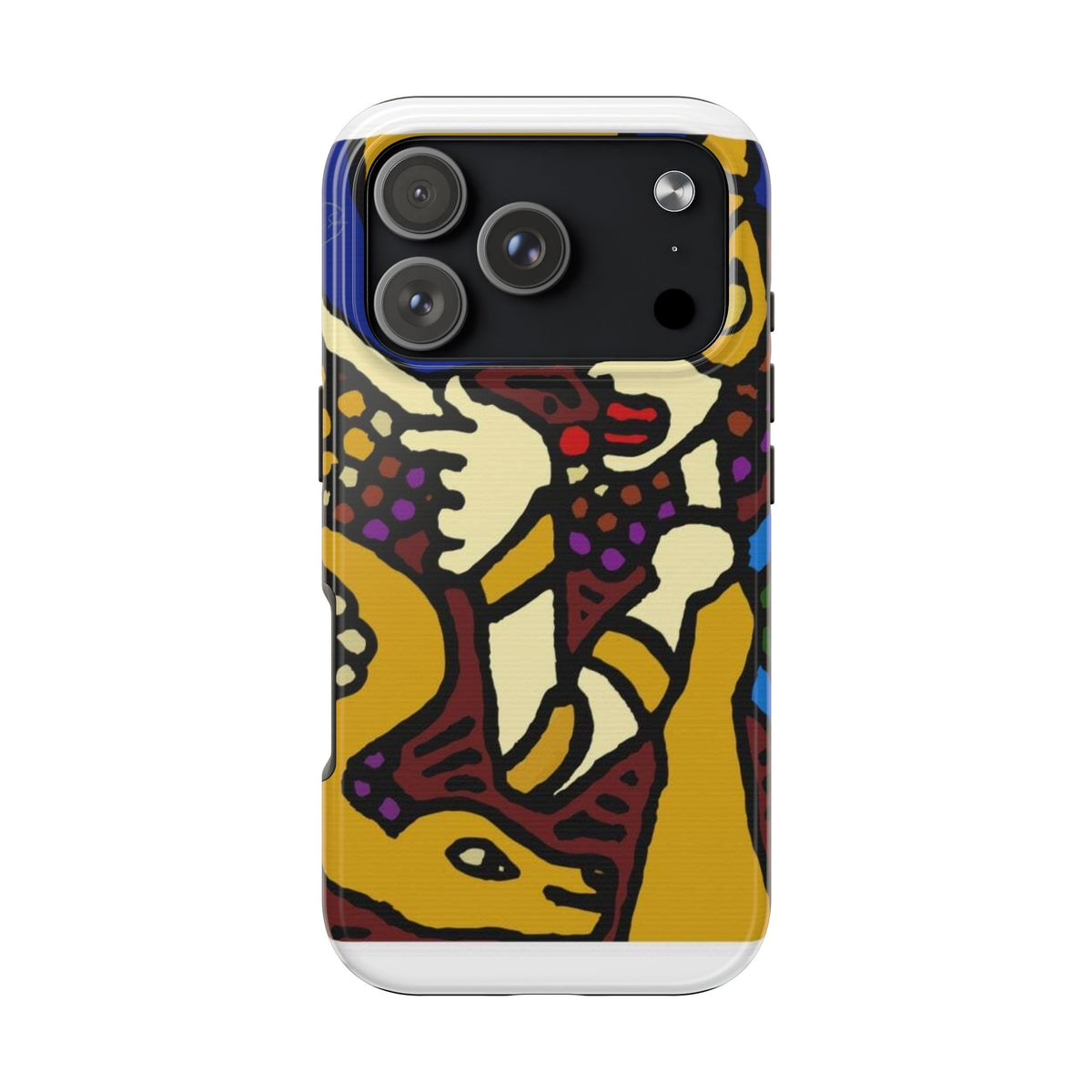 The golden snake being blessed by the fairy Tough Phone Case