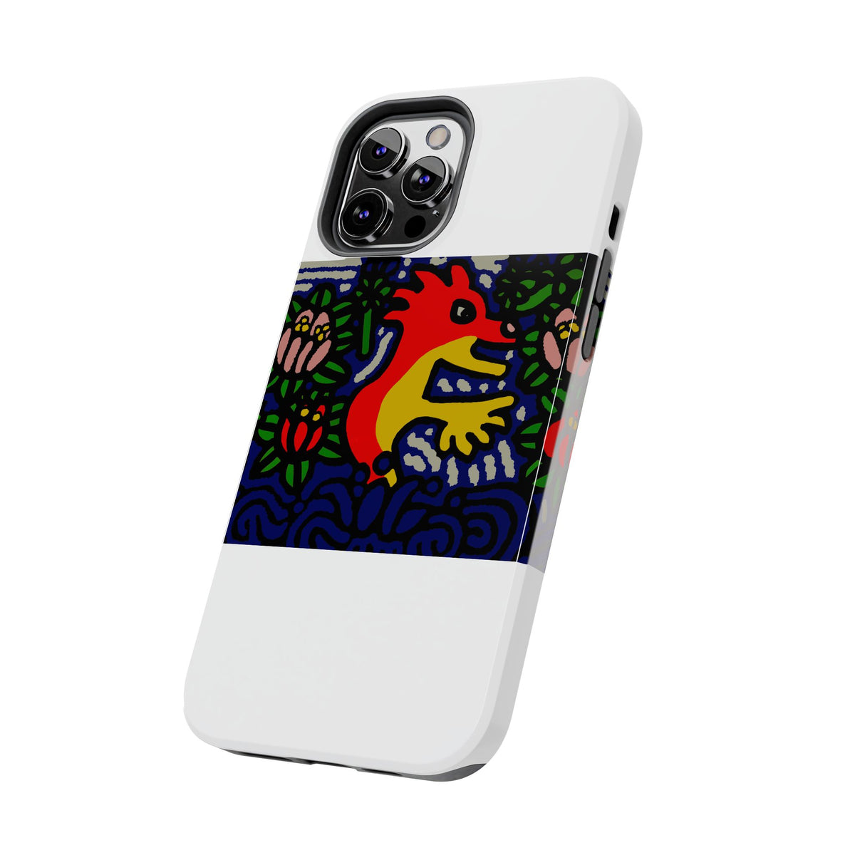 Breaking through the surface of a lotus pond Tough Phone Case