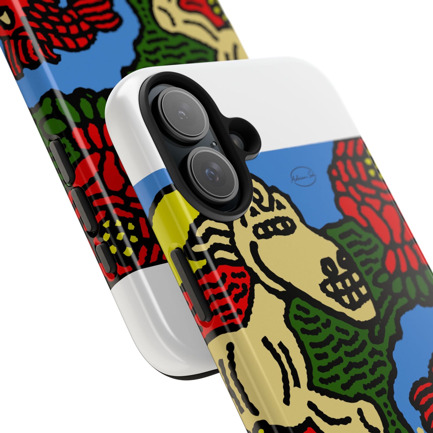 Galloping carefree through life Tough Phone Case