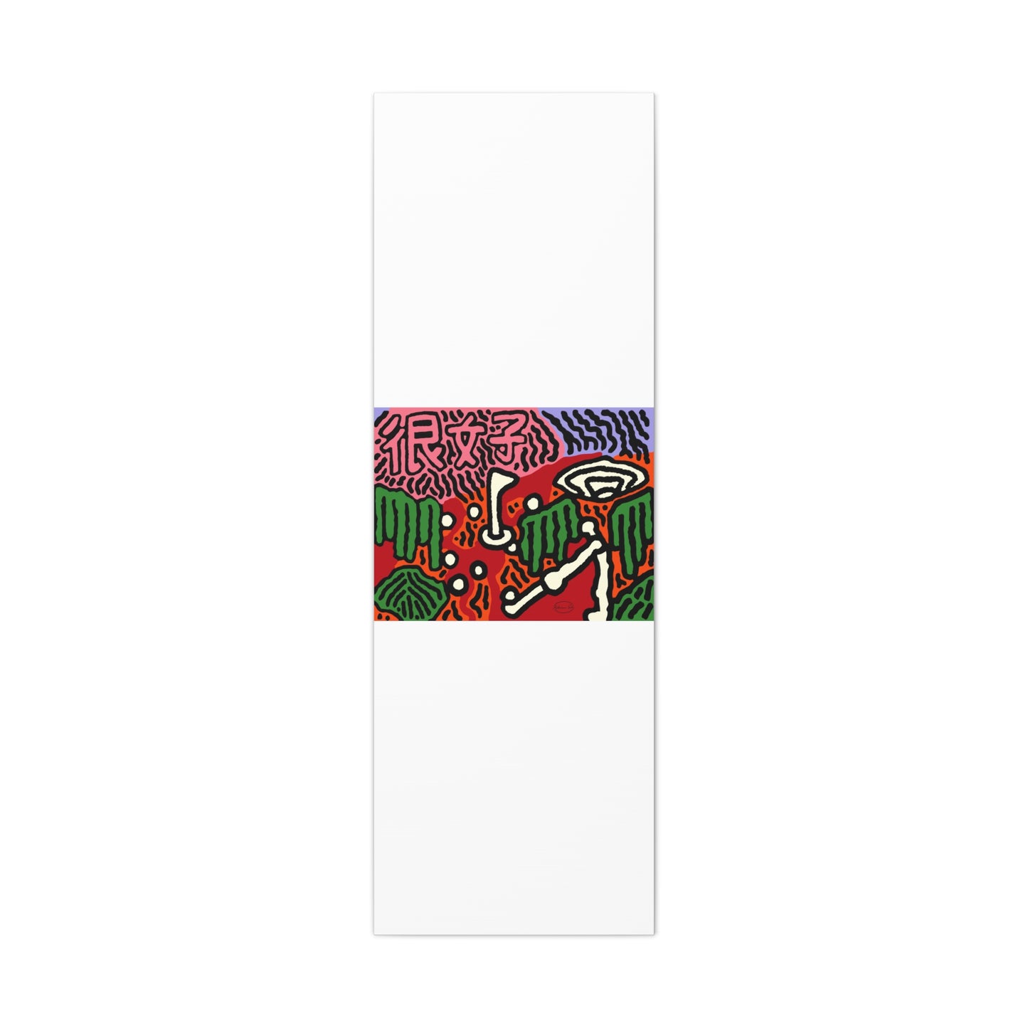 Hitting holes in one throughout life Canvas (Large)