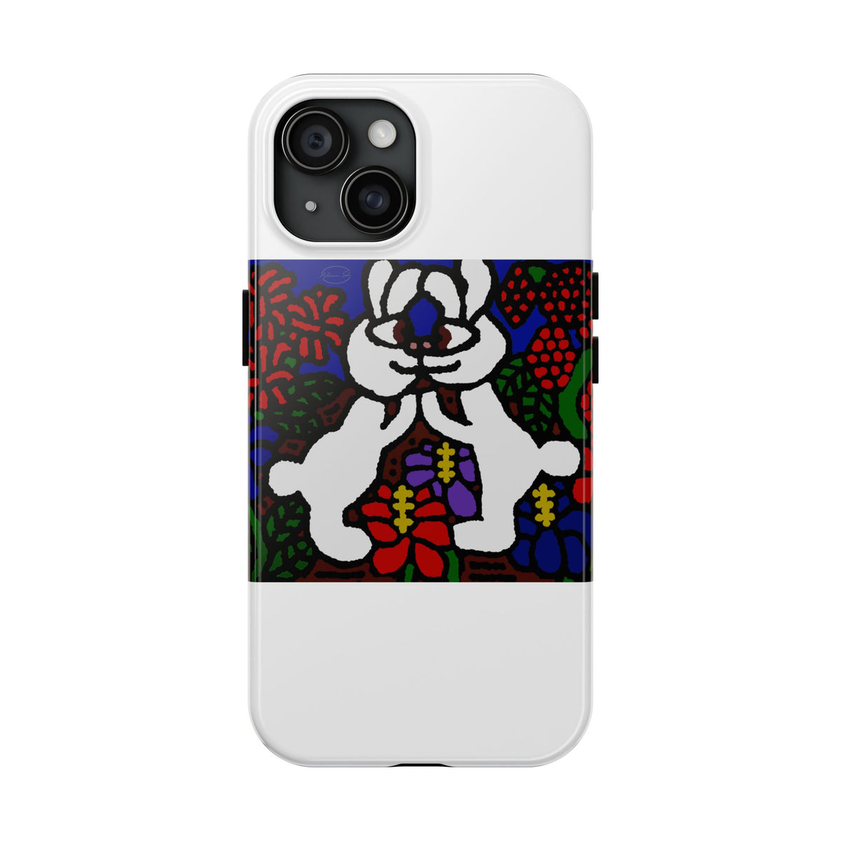 Bunnies in love Tough Phone Case
