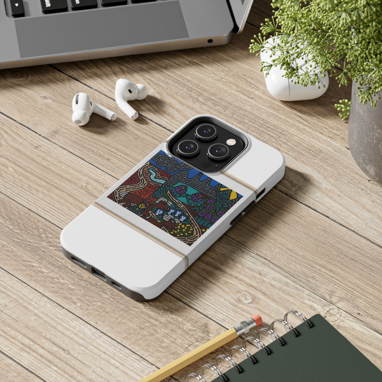 Road to a Sanctuary and Oasis Tough Phone Case