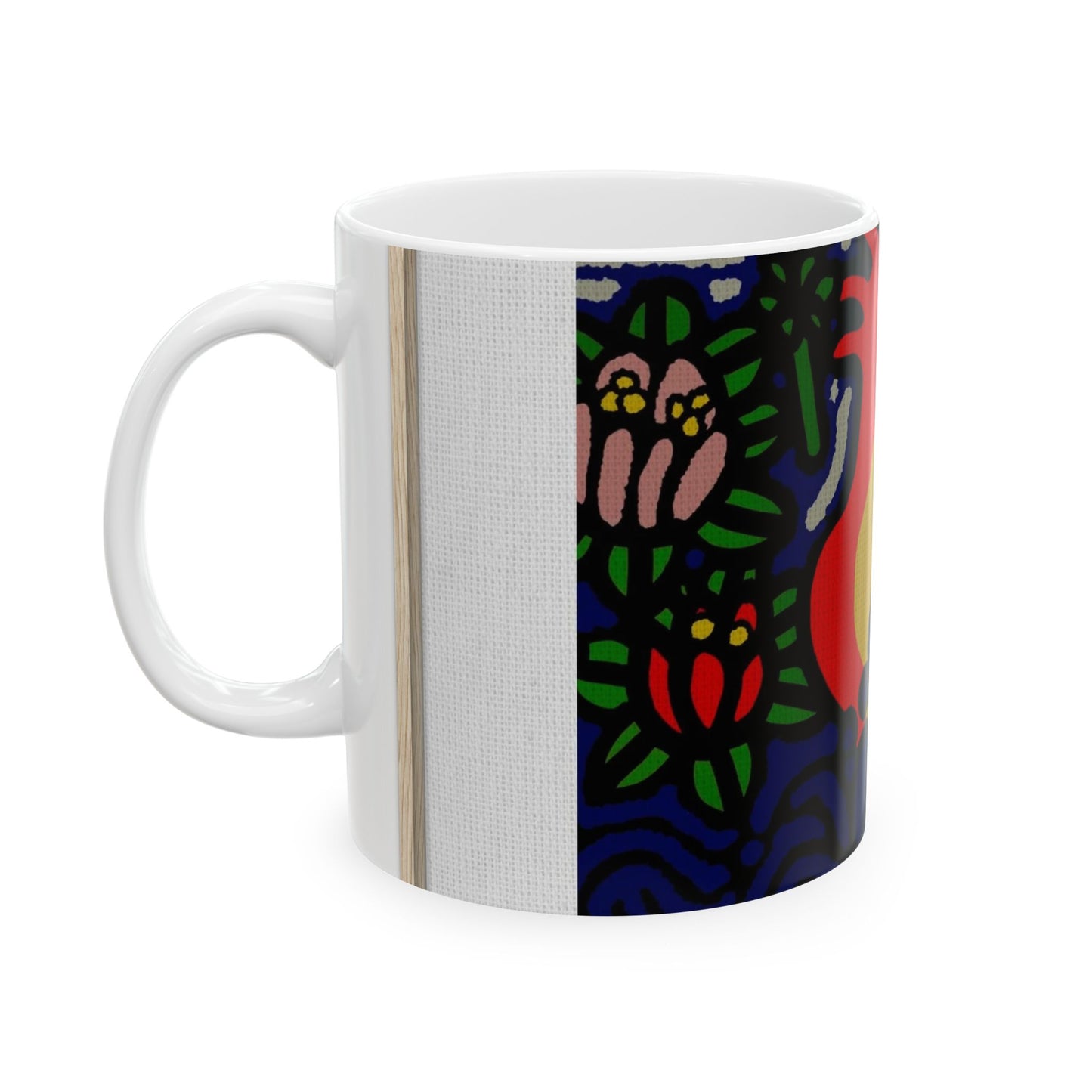 Breaking through the surface of a lotus pond Ceramic Mug