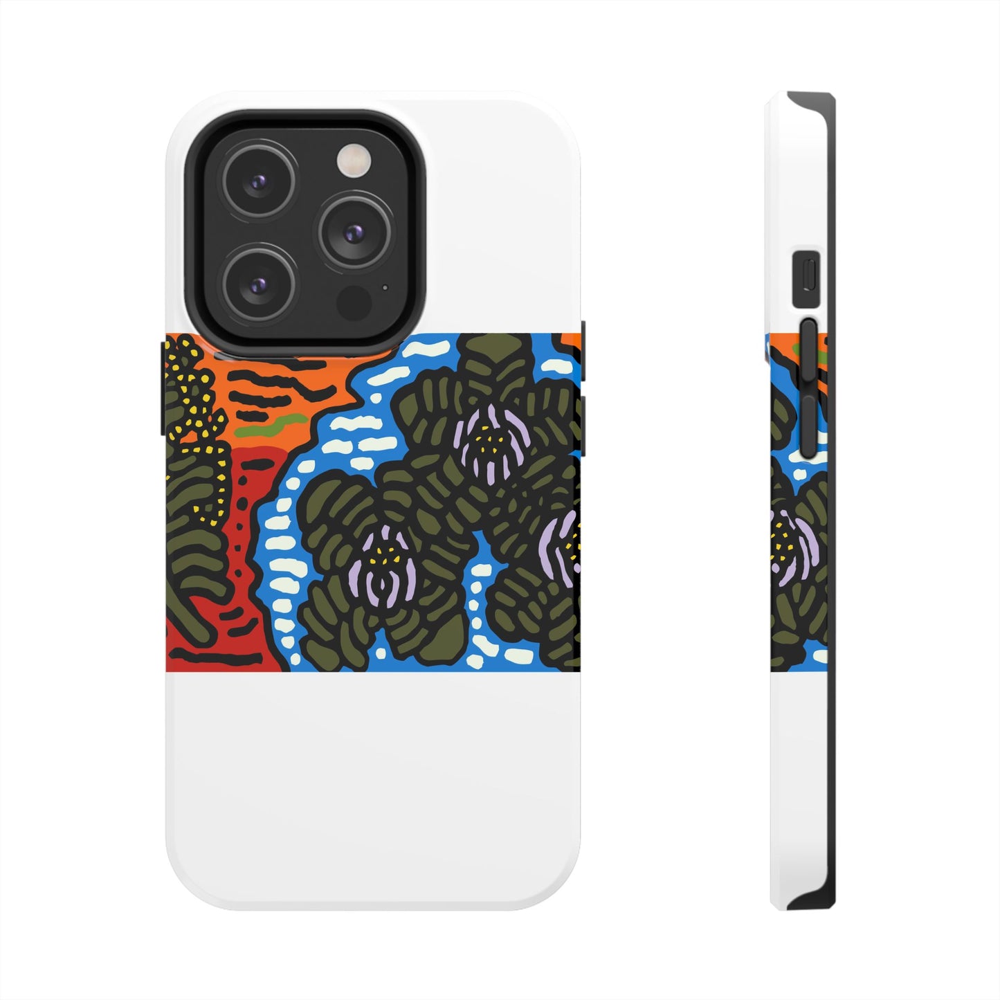 The Sri Lankan water lilies meets the Australian wattle Tough Phone Case