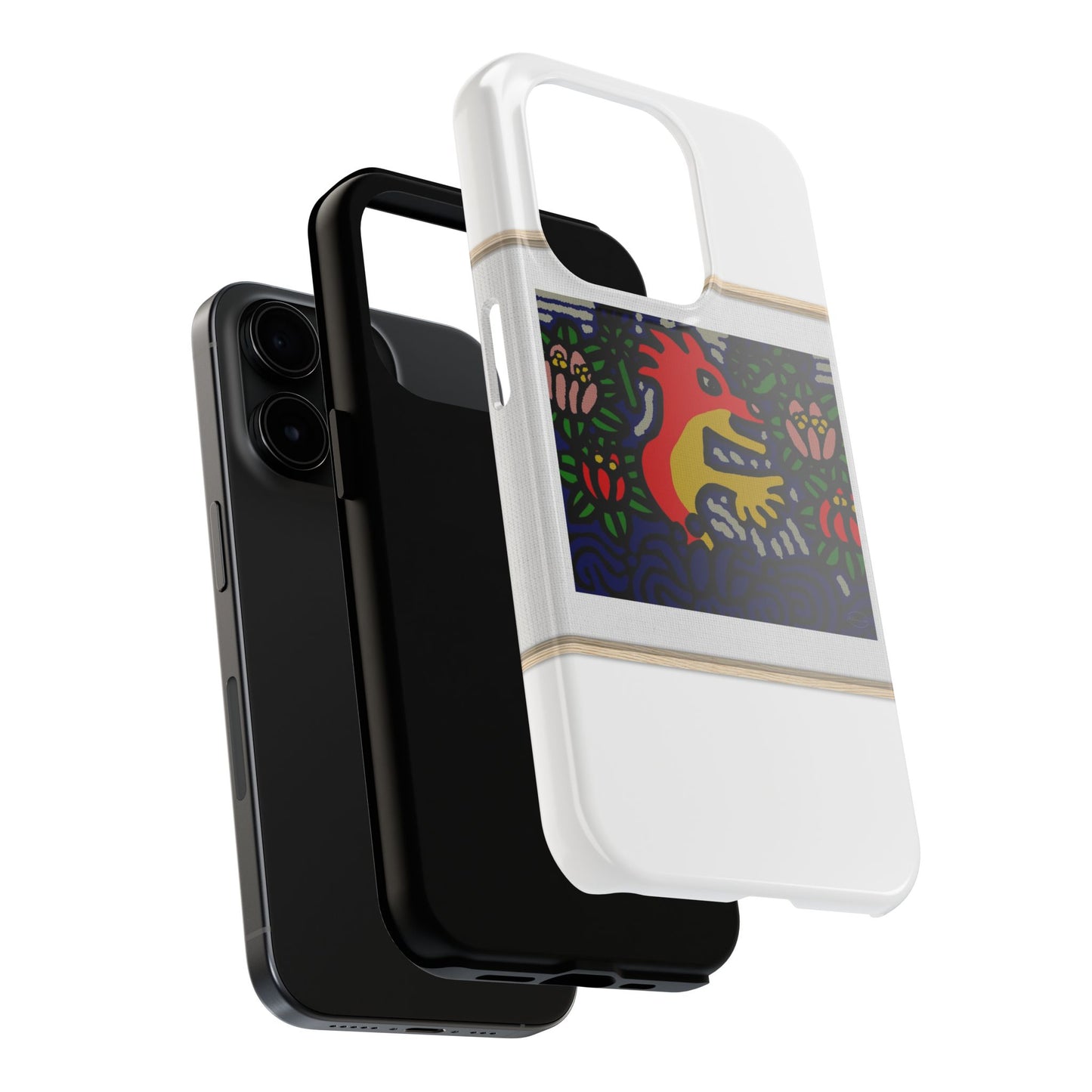 Breaking through the surface of a lotus pond Tough Phone Case