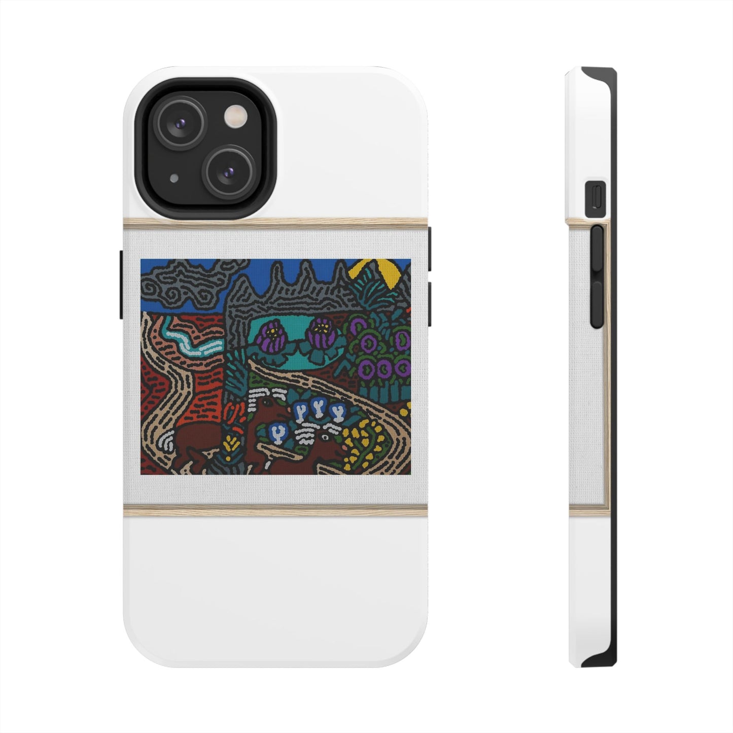 Road to a Sanctuary and Oasis Tough Phone Case