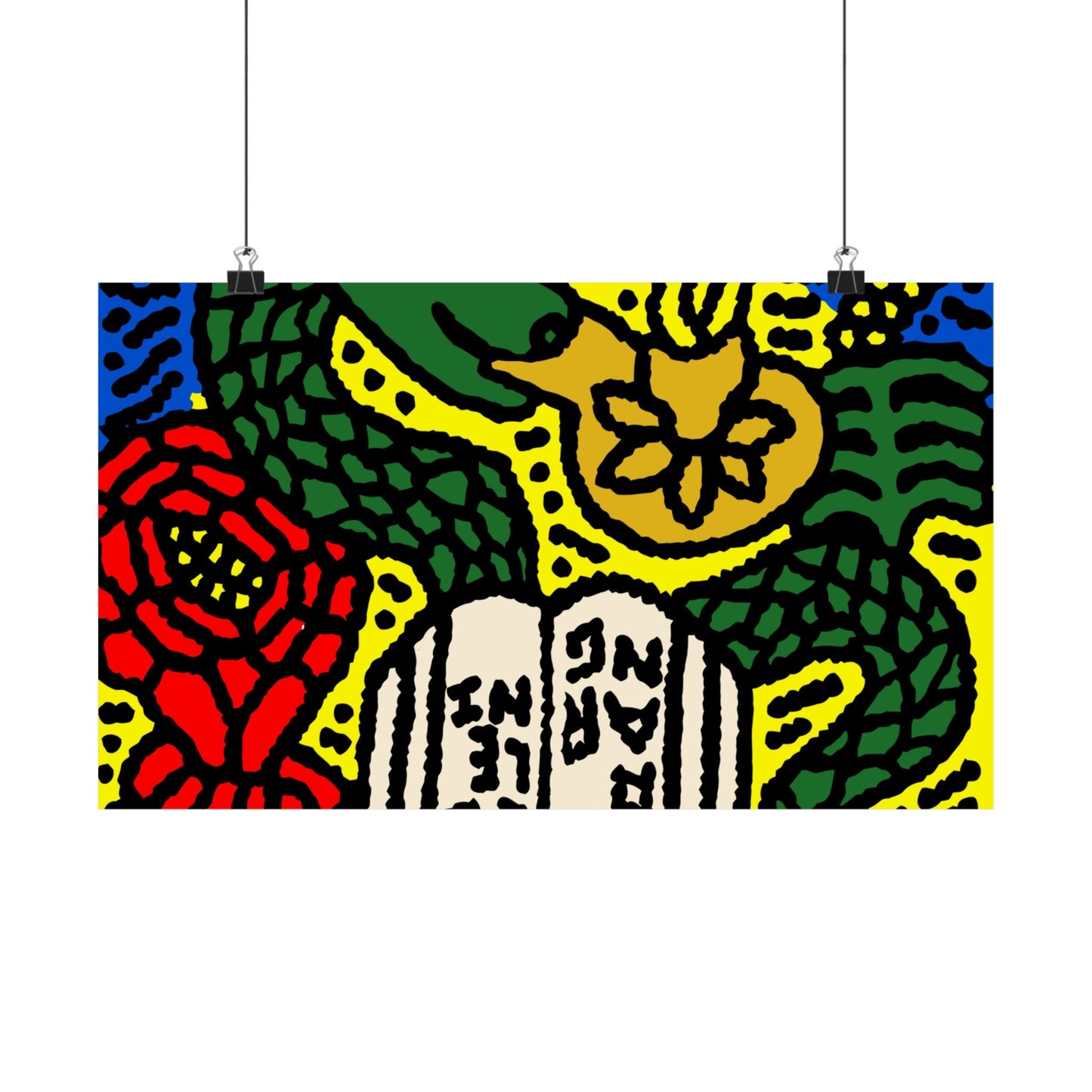 Shining a light on knowledge Matte Poster Horizontal (Small)