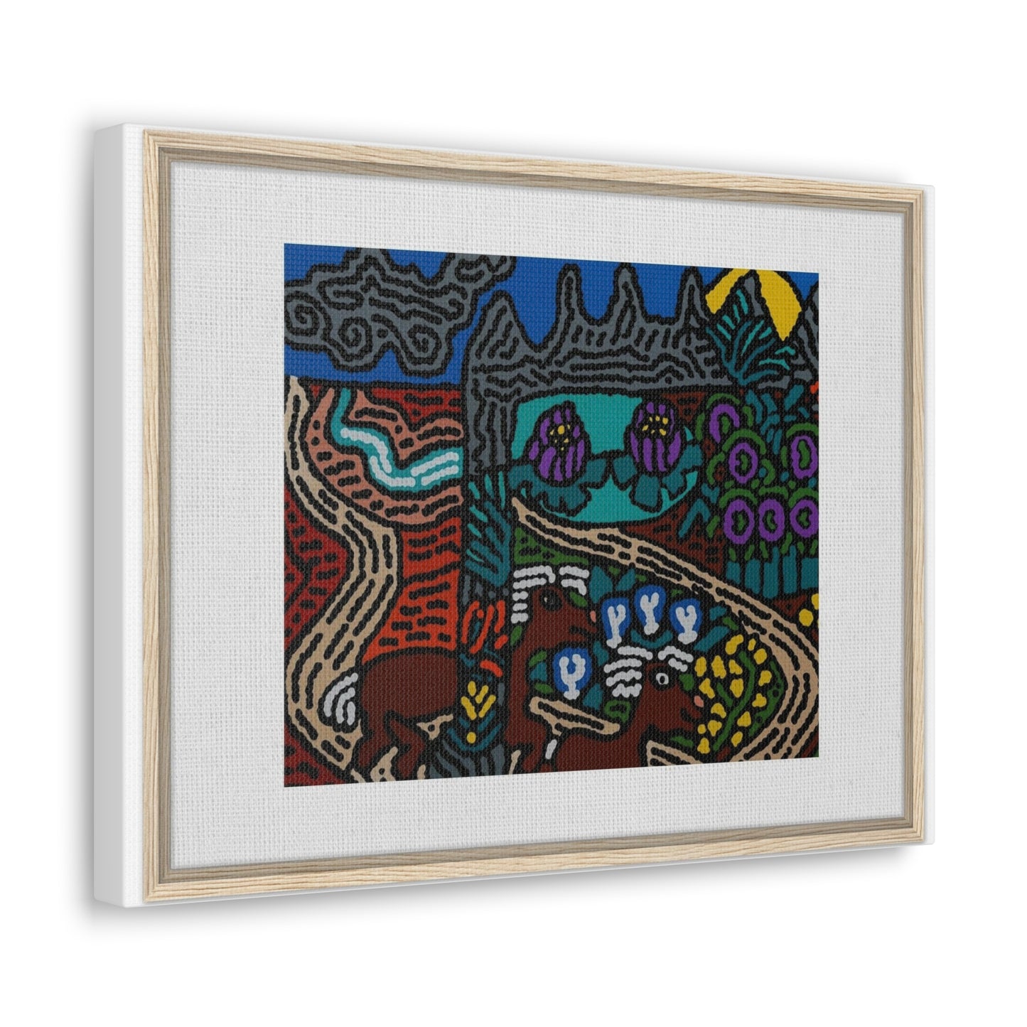 Road to a Sanctuary and Oasis Canvas (Small)