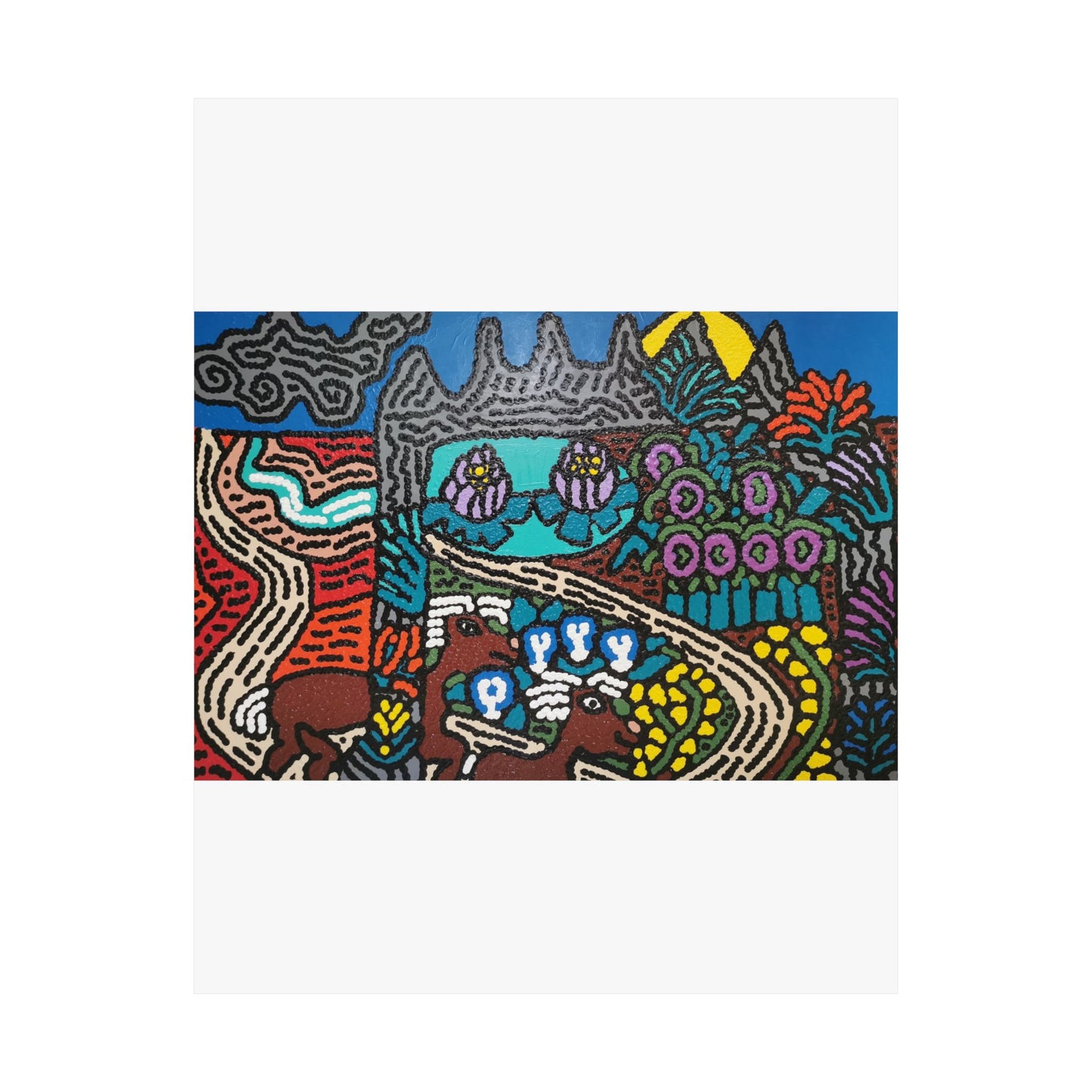 Going to the valley of hope and prosperity Matte Poster Vertical (Small)