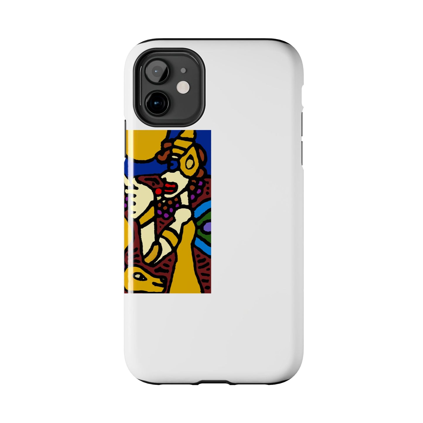The golden snake being blessed by the fairy Tough Phone Case