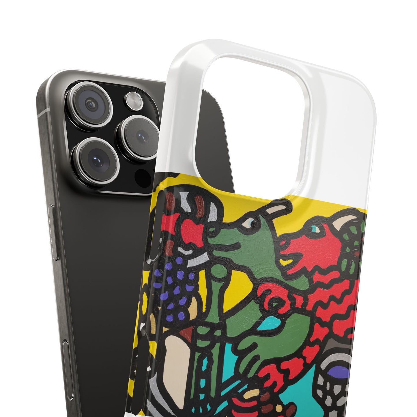 Enjoying our companionship Slim Phone Case