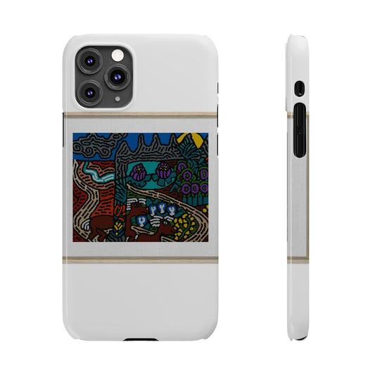 Road to a Sanctuary and Oasis Slim Phone Case