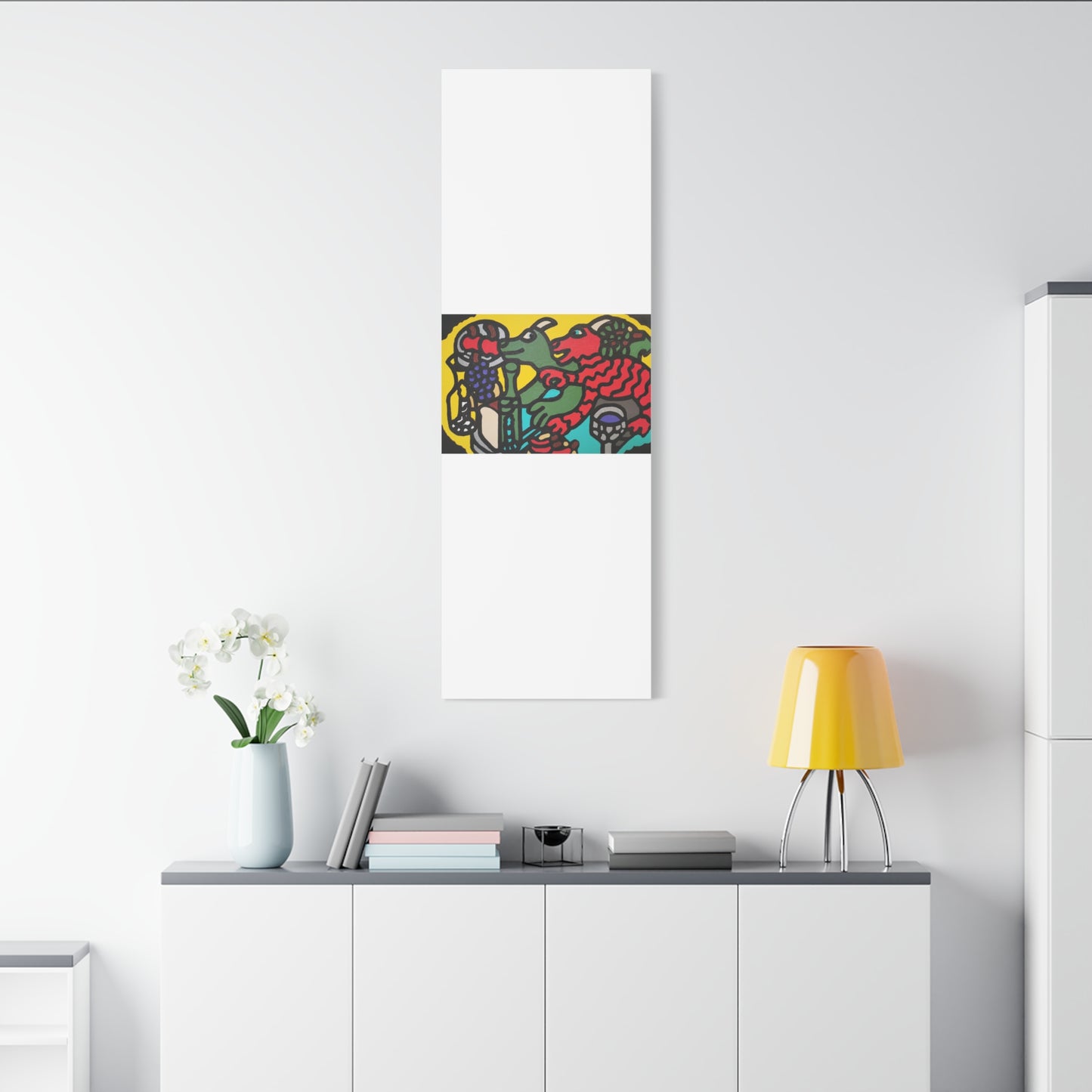 Enjoying our companionship Canvas (Large)
