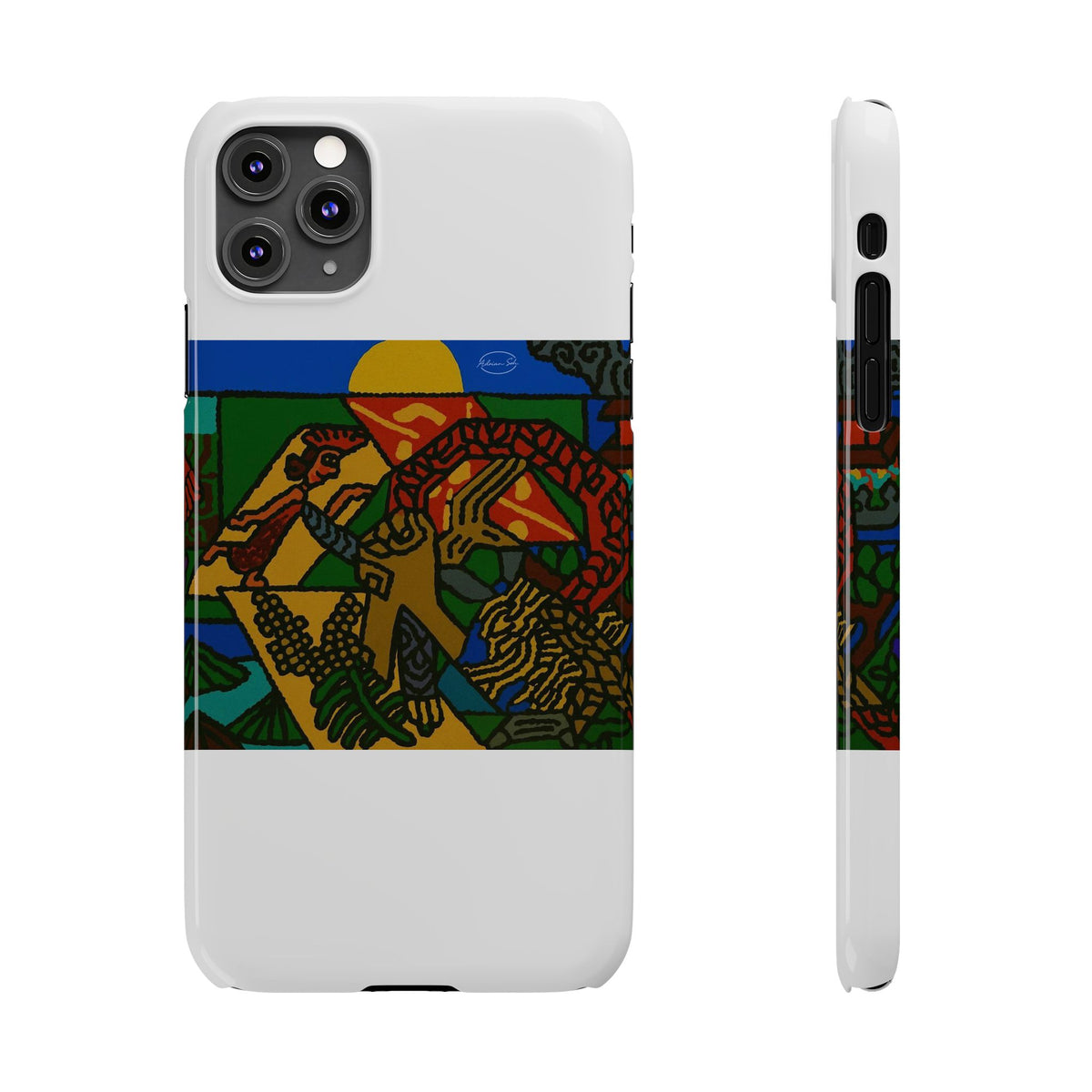 Drawing your own destiny Slim Phone Case