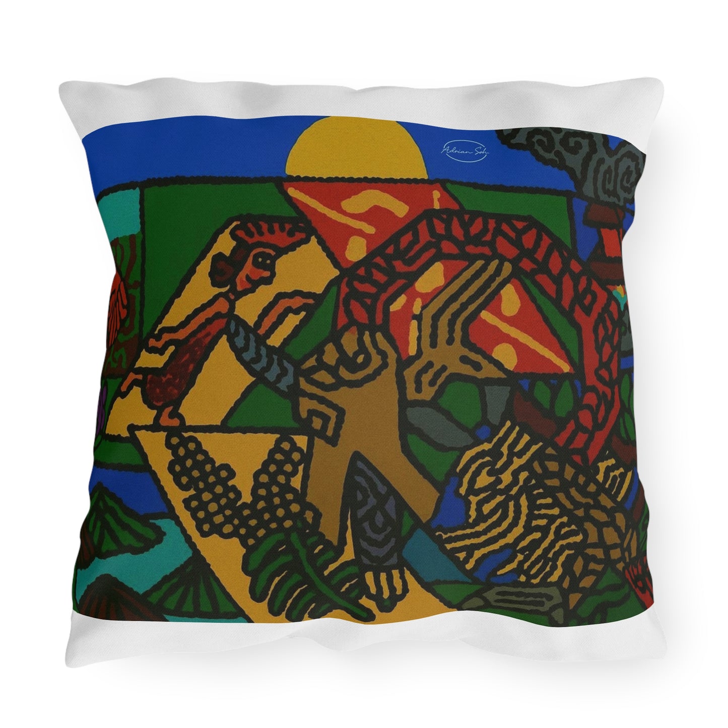 Drawing your own destiny — Outdoor Pillow